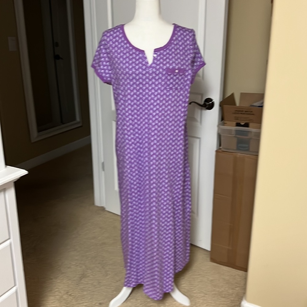 Carol Hockman cotton knit nightgown